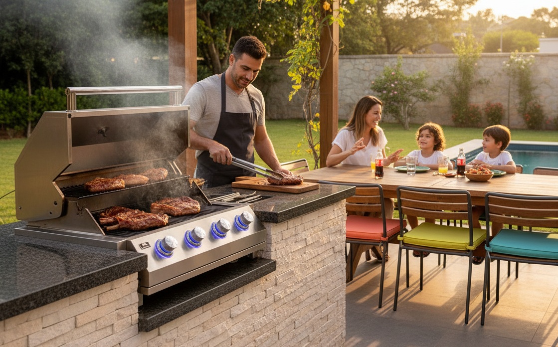 Churrasqueira a Gas de Embutir