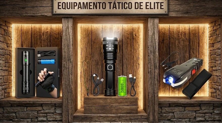 Lanterna Tática(lumens led): Guia Lanterna de led