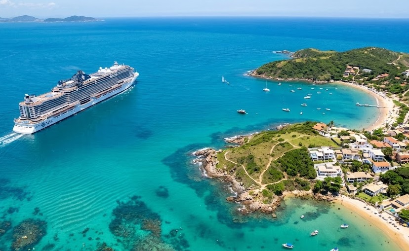 Cruzeiros Saindo de Itajaí