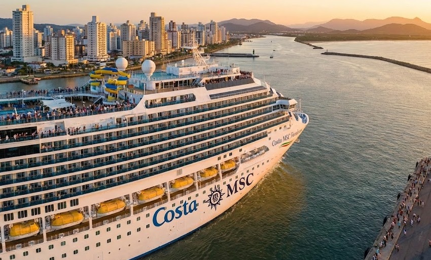Cruzeiros Saindo de Itajaí: Descubra MSC e Costa Cruzeiros