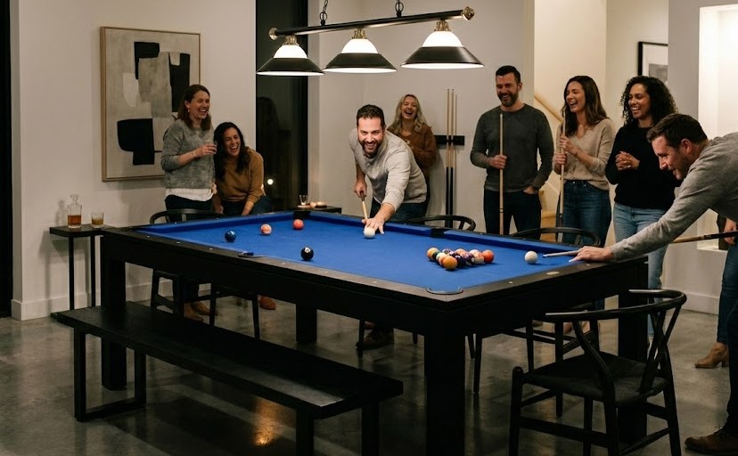 Mesa de Jantar e Sinuca