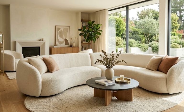 Sofá Orgânico: Como o Design Curvo Transforma Salas e Recepções
