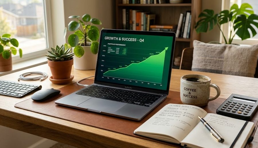 Casal feliz e abraçado planejando a vida financeira juntos, provando que o método funciona para sair das dívidas e começar a investir.